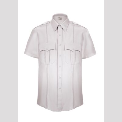 LION StationWear Bravo Short Sleeve Uniform Shirt, Poly/Cotton White  Thumbnail
