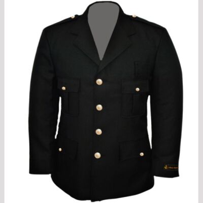 Mens 32″ Hip Length Single Breasted Dress Coat Thumbnail