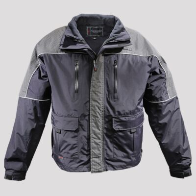 Gerber Outerwear Eclipse SX Waist Length Jacket with Removable Liner, ASTM F1671 - Navy  Thumbnail