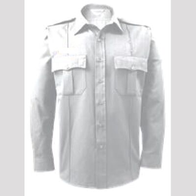 LION Polycotton Bravo Long Sleeve Shirt - White  Thumbnail