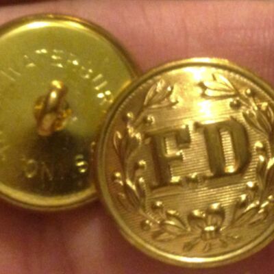 FD Gold Uniform Button Set  Thumbnail