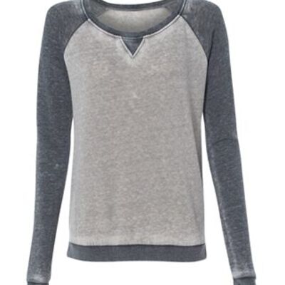 J. America - Women’s Zen Fleece Raglan Sweatshirt Thumbnail