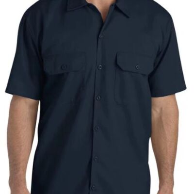 FLEX Relaxed Fit Short Sleeve Twill Work Shirt Thumbnail