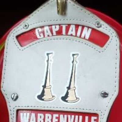 Warrenville 6" Lieutenant Helmet Shield  Thumbnail